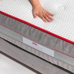 Matelas Luxury - ressorts ensachés et viscoélastique pour un soutien adaptatif, 27 cm.><noscript><img width=