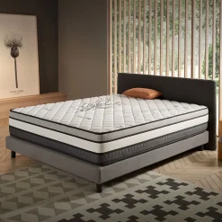 Naturalex Matelas Mémoire de Forme Trilux - 160x200 - 30 cm - Confort Ferme - 7 zones - Blue Latex - Réversible - Hypoallergénique* Matelas