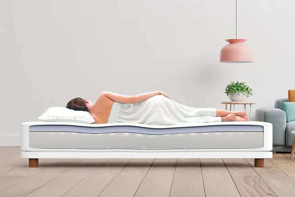 Moonia Matelas Mousse à memoire de forme Max One Orthopedique Dehoussable Multizone - 180X200 -* Matelas
