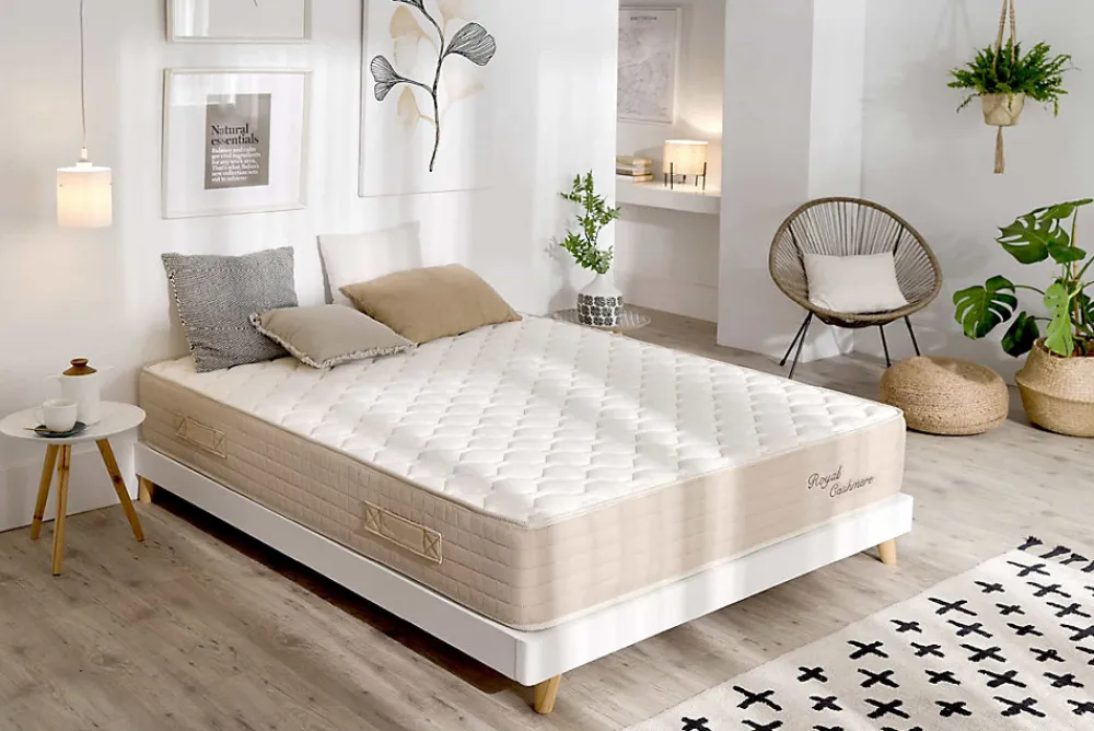 Matelas Mousse à memoire de forme Royal Cashmere, 160x200cm ->Moonia Clearance