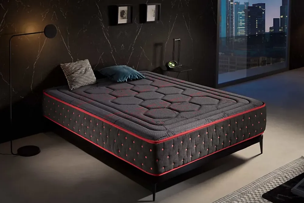 Moonia Matelas Mousse à memoire de forme Hexaflex Moon 27cm, 160x200cm -* Matelas