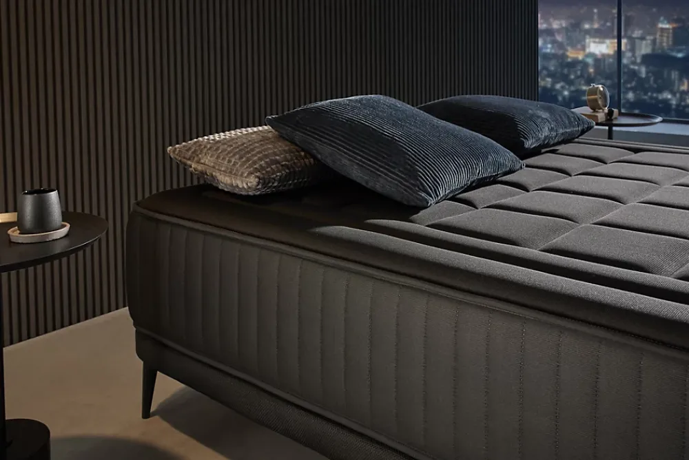 Moonia Matelas Mousse à memoire de forme Magnum Black - 180X200 cm -* Matelas