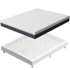 Matelas Mousse à Mémoire 160x200 cm + Sommier Tapissier, Épaisseur 17 cm>Teeno New