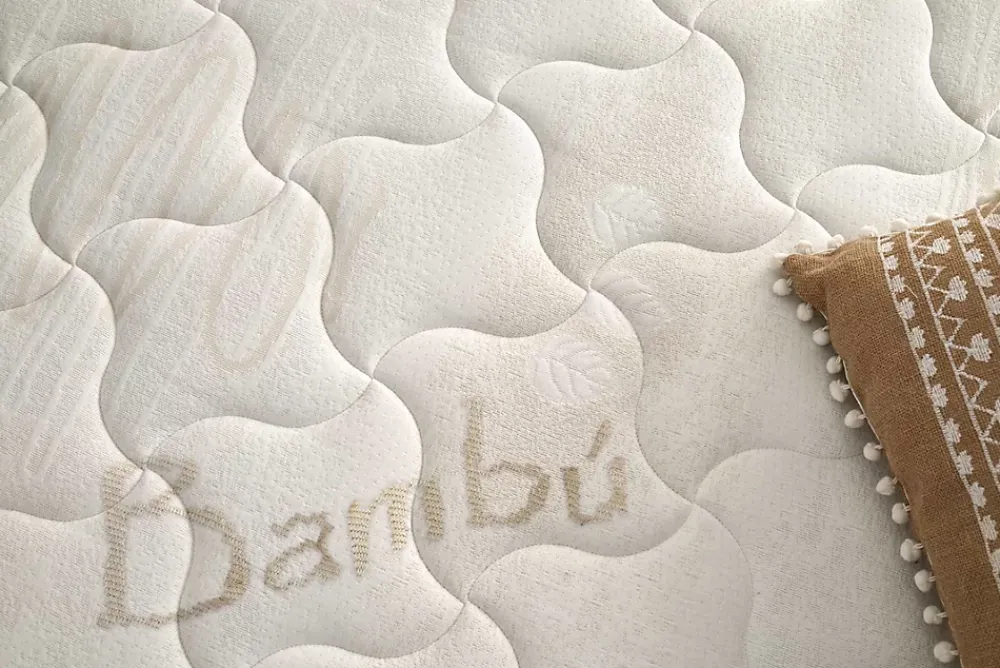 Moonia Matelas Mousse Bamboo Fresh 21cm 150x200cm -* Matelas