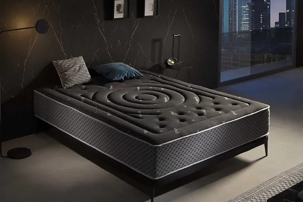 Moonia Matelas Mousse Premium Black Multizone, 27cm, 160x200cm -* Matelas