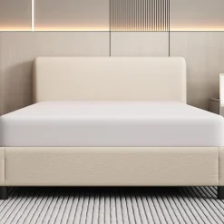 Okwish Matelas mousse 90x200 cm - Matelas H3, respirant et antidérapant - Mousse - Sans matelas - Blanc* Matelas