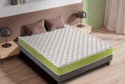 Dagostino Home Matelas Mousse 135x190 Evergreen, Ferme, Réversible, Côté Été/hiver, H15 Cm* Matelas