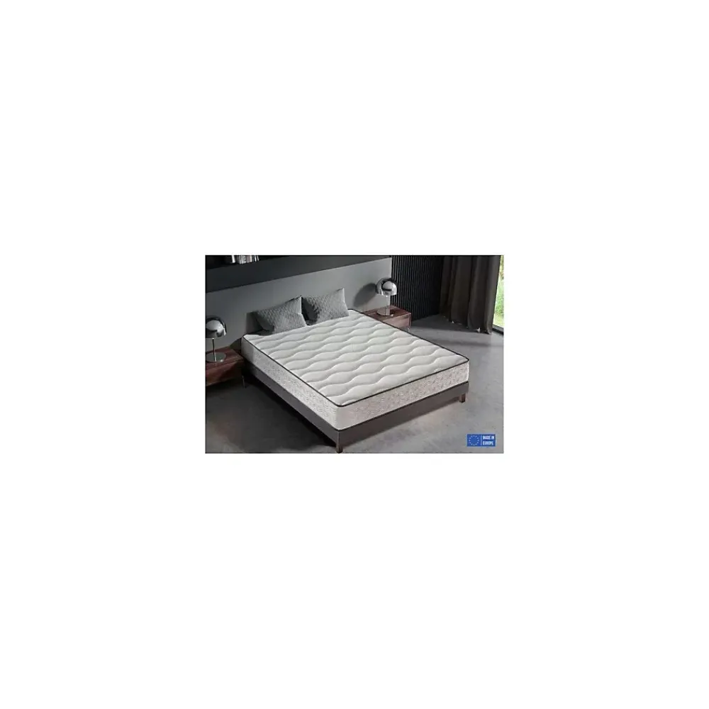 Dagostino Home Matelas Mousse 140x190 Firenza, Ferme, Réversible, Côté Été/hiver, H25 Cm* Matelas