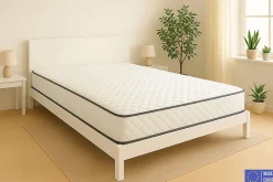 Matelas Mousse 140x190 Florida, Ferme, Réversible, Côté Été/hiver, H20 Cm>Dagostino Home