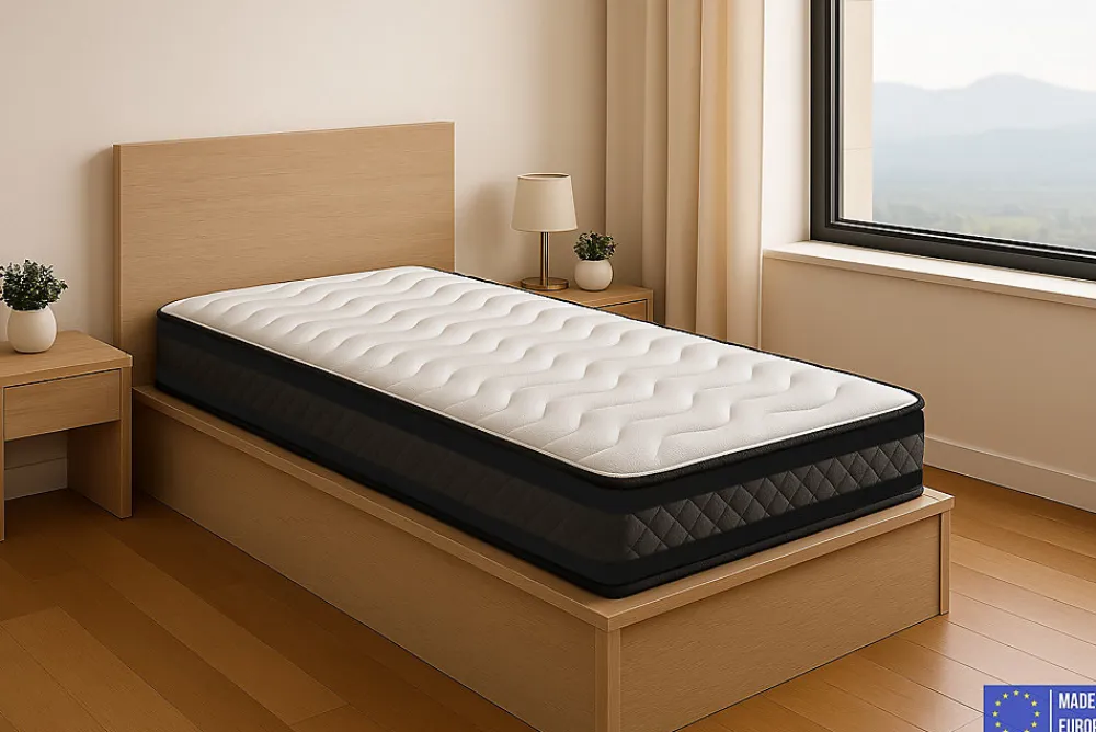 Matelas Mousse 90x190 Onyx, Ferme, Réversible, Côté Été/hiver, H20 Cm>Dagostino Home Best