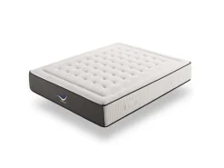Simpur Low Cost Matelas mousse 90x200 therapy carbone anti stress mousse h.r. épaisseur 19 cm tissu 3d système airfresh* Matelas