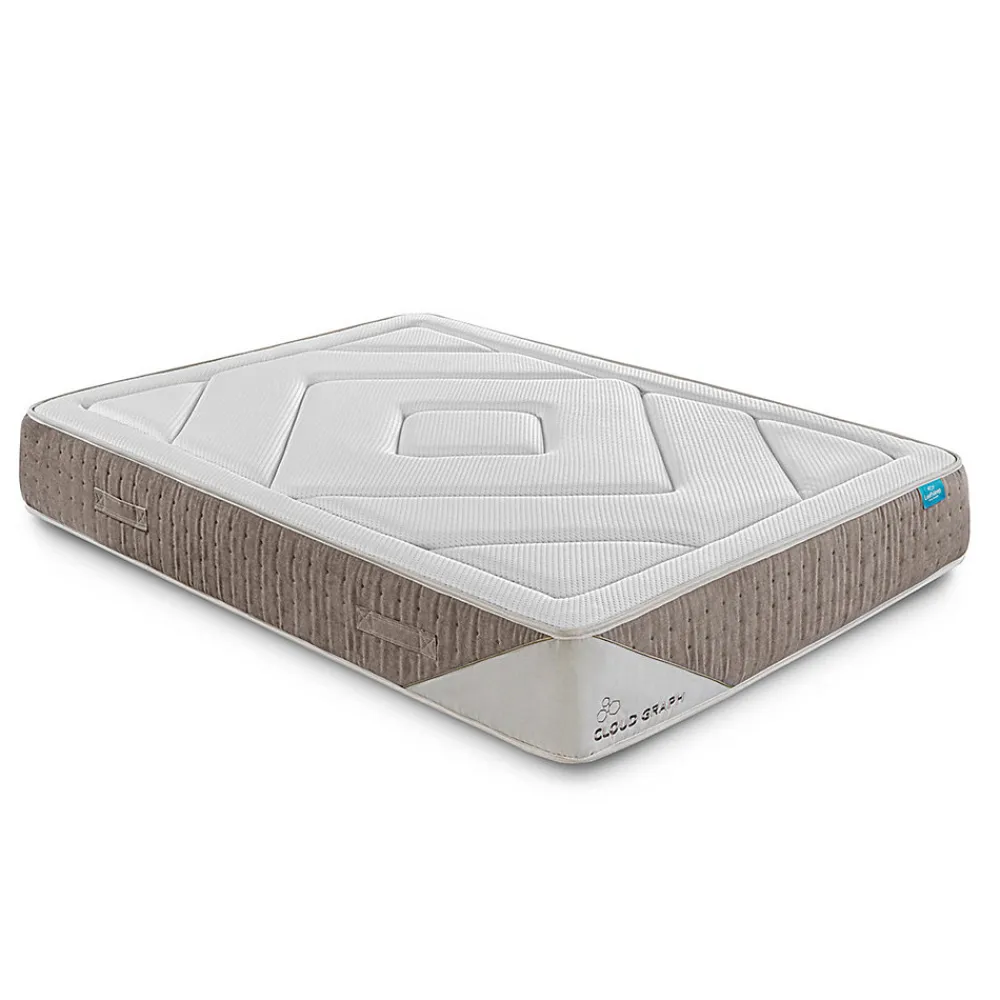 Matelas Nature Cloud Graph Taille 190 x 150 cm Hauteur 28 cm>Leafsleep
