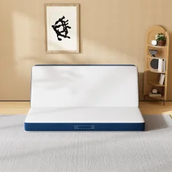 Matelas Pliant Triple 160X195CM, Matelas Polyvalent, 15cm Mousse épaisse, Housse Amovible et Lavable en Machine, Poignée de><noscript><img width=