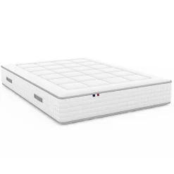 Matelas ressort 1600x2000 cm id literie soutien ferme accueil souple 7 zones epaisseur 30 cm protege-matelas> Discount