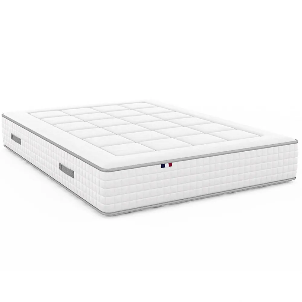 Matelas ressort 1600x2000 cm id literie soutien ferme accueil souple 7 zones epaisseur 30 cm protege-matelas> Discount