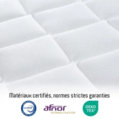Bellecour Matelas Ressorts Bartoldi 180x200 cm Accueil Mousse supersoft* Matelas