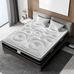 Hypsom Matelas Ressorts Divin 90x190 cm Accueil Mémoire de forme* Matelas