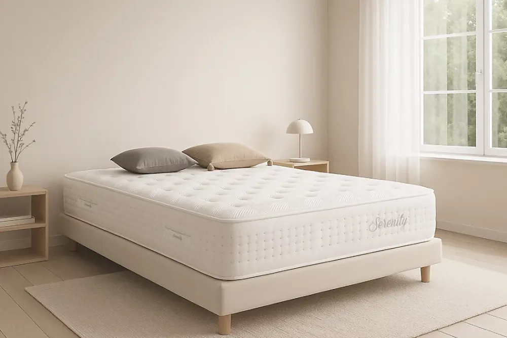Moonia Matelas Ressorts Ensachés Serenity, 30cm, 140x190cm -* Matelas