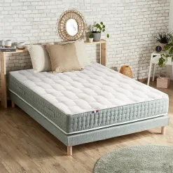 Idliterie Matelas ressorts ensachés 7 zones soutien ferme 140x200* Matelas