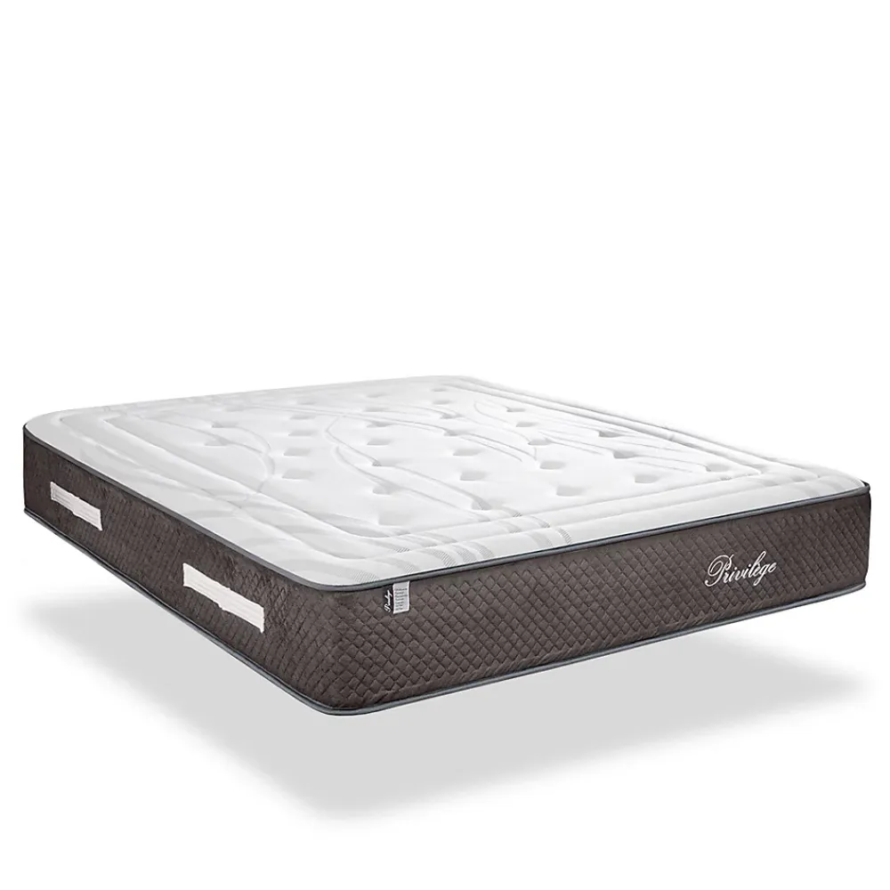 Bellecour Matelas Ressorts Privilège 90x200 cm Accueil Mousse hypersoft* Matelas