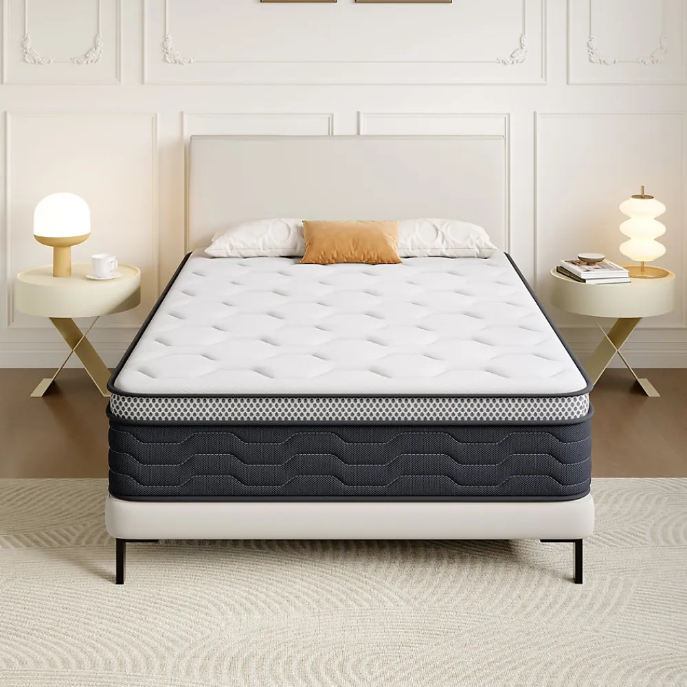Matelas Ressorts 140x190 cm, Confort, 7 Zones Ergonomique,25 cm d'épaisseur>Teeno Online