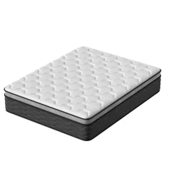 Teeno Matelas Ressorts 160x200 cm, Confort, 7 Zones Ergonomique,25 cm d'épaisseur* Matelas
