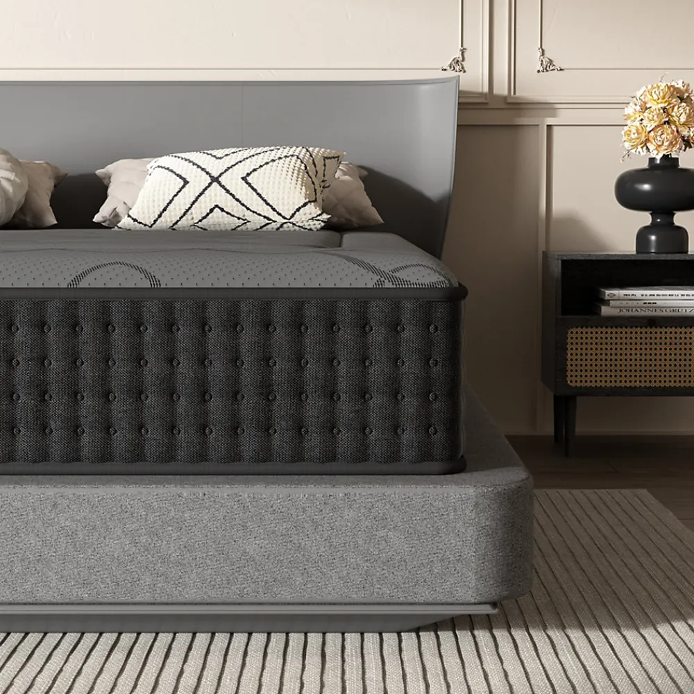 Matelas Ressorts 160x200 cm de Forme en Mousse et Ressorts, 28 cm Épaisseur>Teeno New