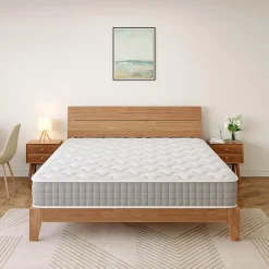 Matelas Ressorts 140x190cm de Forme en Mousse et Ressorts, 20 cm Épaisseur><noscript><img width=