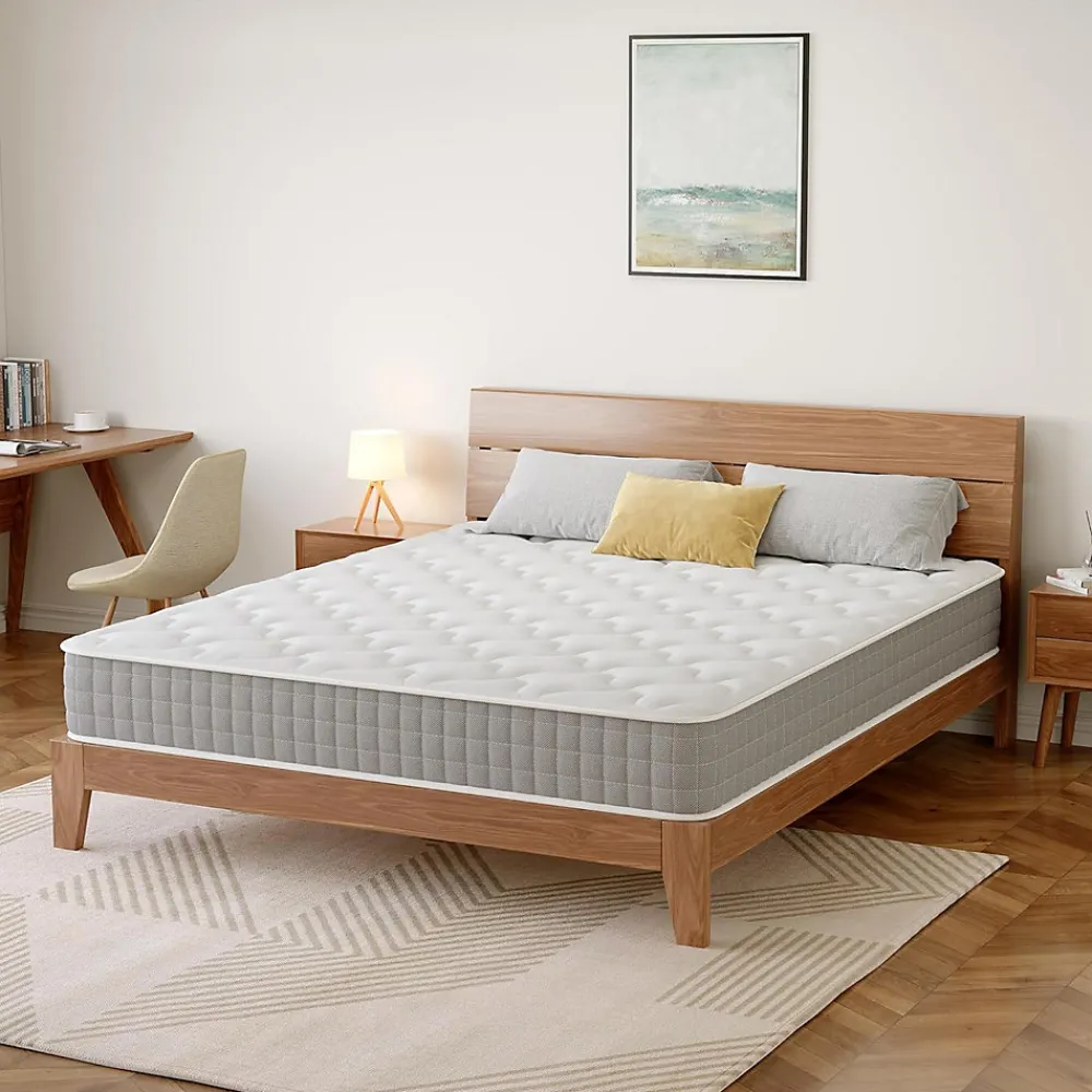 Matelas Ressorts 140x190cm de Forme en Mousse et Ressorts, 20 cm Épaisseur>Teeno Sale