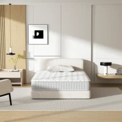 Matelas Ressorts 120x190cm de Forme en Mousse et Ressorts, 20 cm Épaisseur><noscript><img width=