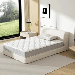 Matelas Ressorts 120x190cm de Forme en Mousse et Ressorts, 20 cm Épaisseur><noscript><img width=