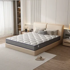 Teeno Matelas Ressorts 140x190cm de Forme en Mousse et Ressorts, 20 cm Épaisseur* Matelas