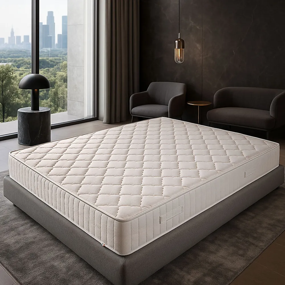 Matelas Tissu Ignifugé Non Feu 200x200 x 16 cm - Très Ferme Indéformable - Très Respirant>Literie Julien