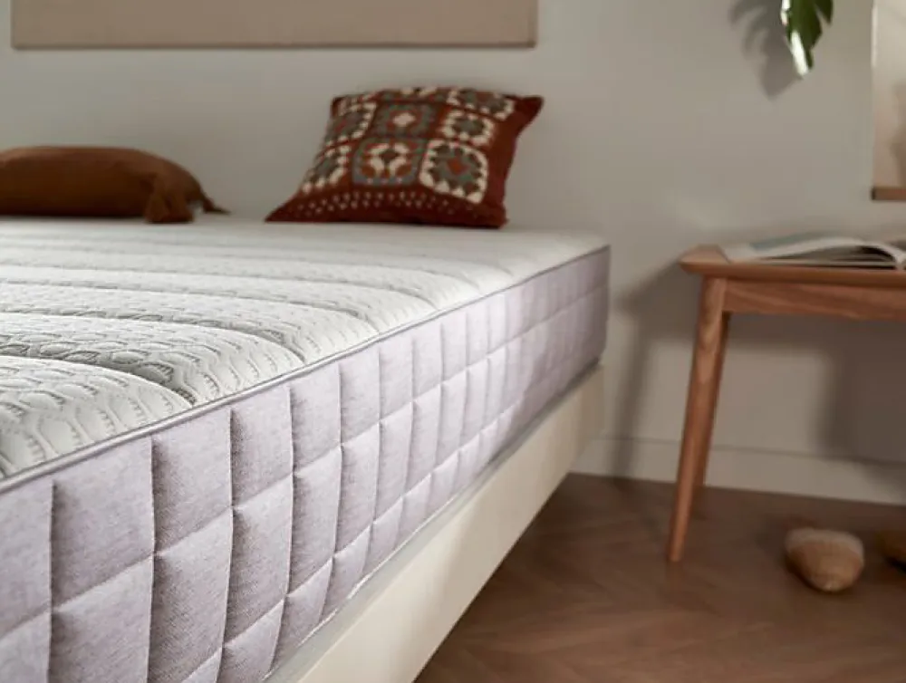Eccox Matelas Viscoélastique - - Luxury Cube - Haute densité HR Pro Nature - 26 cm - 160x190* Matelas