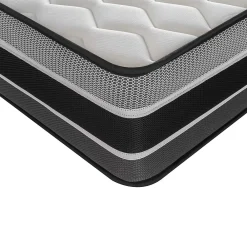 Matelas 140x200 - 30 cm - Ressorts Ensachés Indépendants + Mousse HR - Blue Latex - Silencieux - 7 zones - Réversible - Felis><noscript><img width=