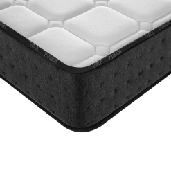 Matelas 160x200 + 2 Oreillers 60x60 Offerts - Épais 21 cm - Mousse - Blue Latex - 7 zones de soutien - Réversible - Equinox><noscript><img width=