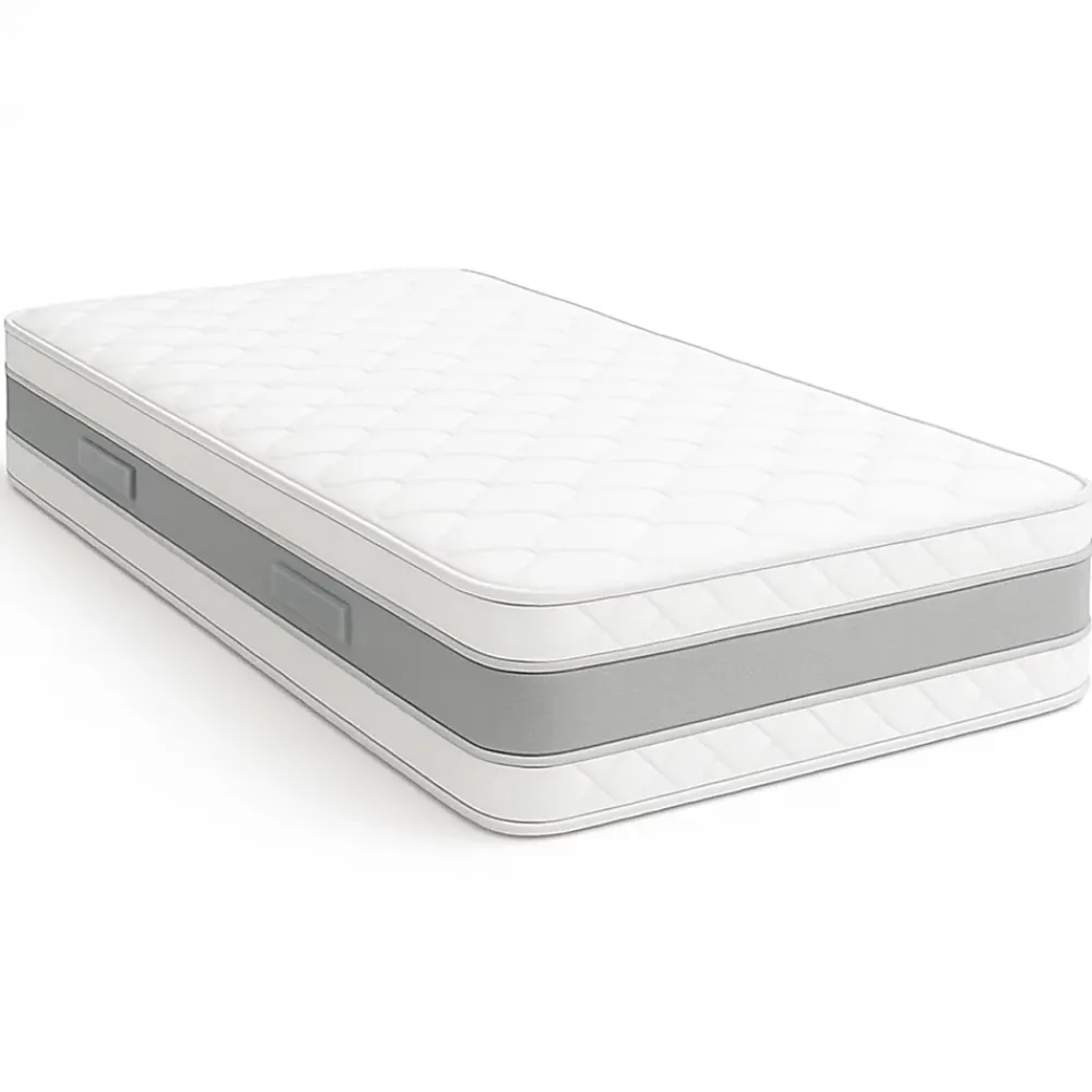 Literie Julien Matelas 90x200 21 cm Tres Ferme - 7 Zones de Confort - Noyau Aertech+ - Tres Respirant - Ideal Pour Usage Quotidien - MATELAS DELU* Matelas