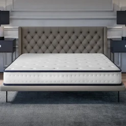 Cosmos Matelas 90x200 - Mousse mémoire de forme - Blue Latex - Confort Équilibré - 7 zones - Réversible - Durable - Upsilon* Matelas