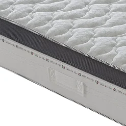 Materassiedoghe Matelas 80x190 à ressorts ensachés 800 - Epaisseur 28 cm - Mousse à mémoire de forme 6 cm - 9 zones de confort - Positano* Matelas