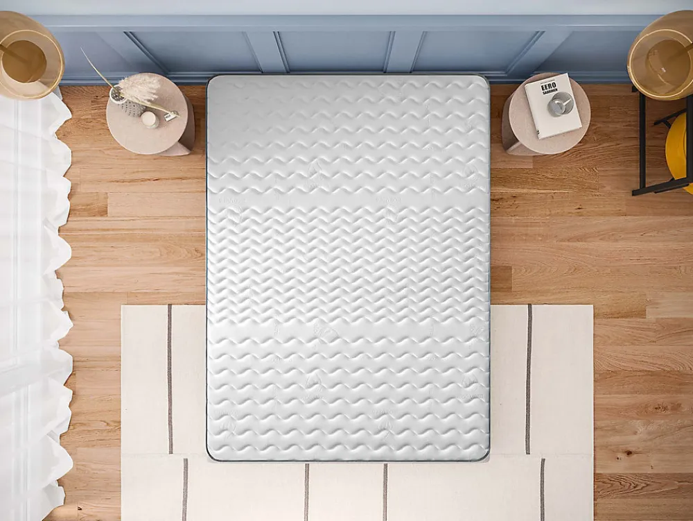 Matelas 140x190 Alpha - Mousse HR - Accueil Blue Latex - Épais 30 cm - 7 zones de soutien - Face été/hiver - Confort Ferme>Cosmos Best