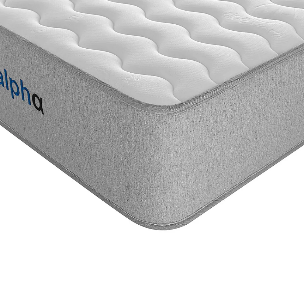 Matelas 160x200 Alpha - Mousse HR - Accueil Blue Latex - Épais 30 cm - 7 zones de soutien - Face été/hiver - Confort Ferme>Cosmos Best