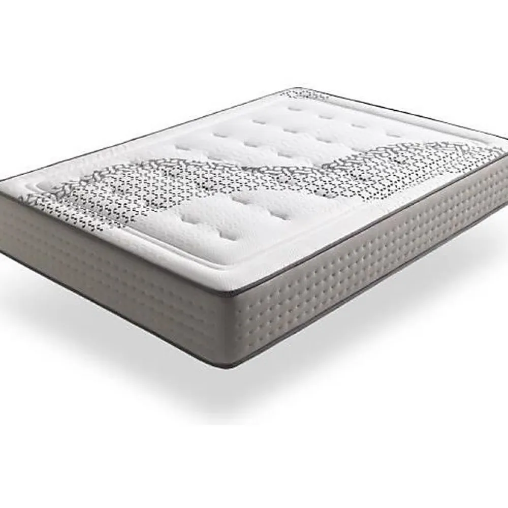 Eccox Matelas 120x180 Brooklyn Paradise Hauteur 24cm 2 Anti-acariens Respirant.* Matelas