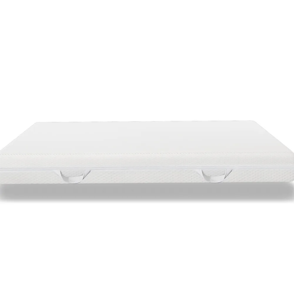 Matelas 160x200 cm - Ergonomique 7 Zones avec Mousse Froide, Confort H2 H3, Housse Amovible Lavable à Fermeture Éclair - Blanc>Okwish New