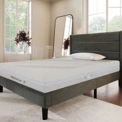 Matelas 90x200 cm - Ergonomique 7 Zones avec Mousse Froide, Confort H2 H3, Housse Amovible Lavable à Fermeture Éclair - Blanc>Okwish