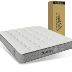 Matelas 140x200 cm - Matelas Orthopédique avec Ressorts ensachés 7 Zones et Mousse Froid - H3 Moyenne Ferme - 20 cm - Blanc><noscript><img width=