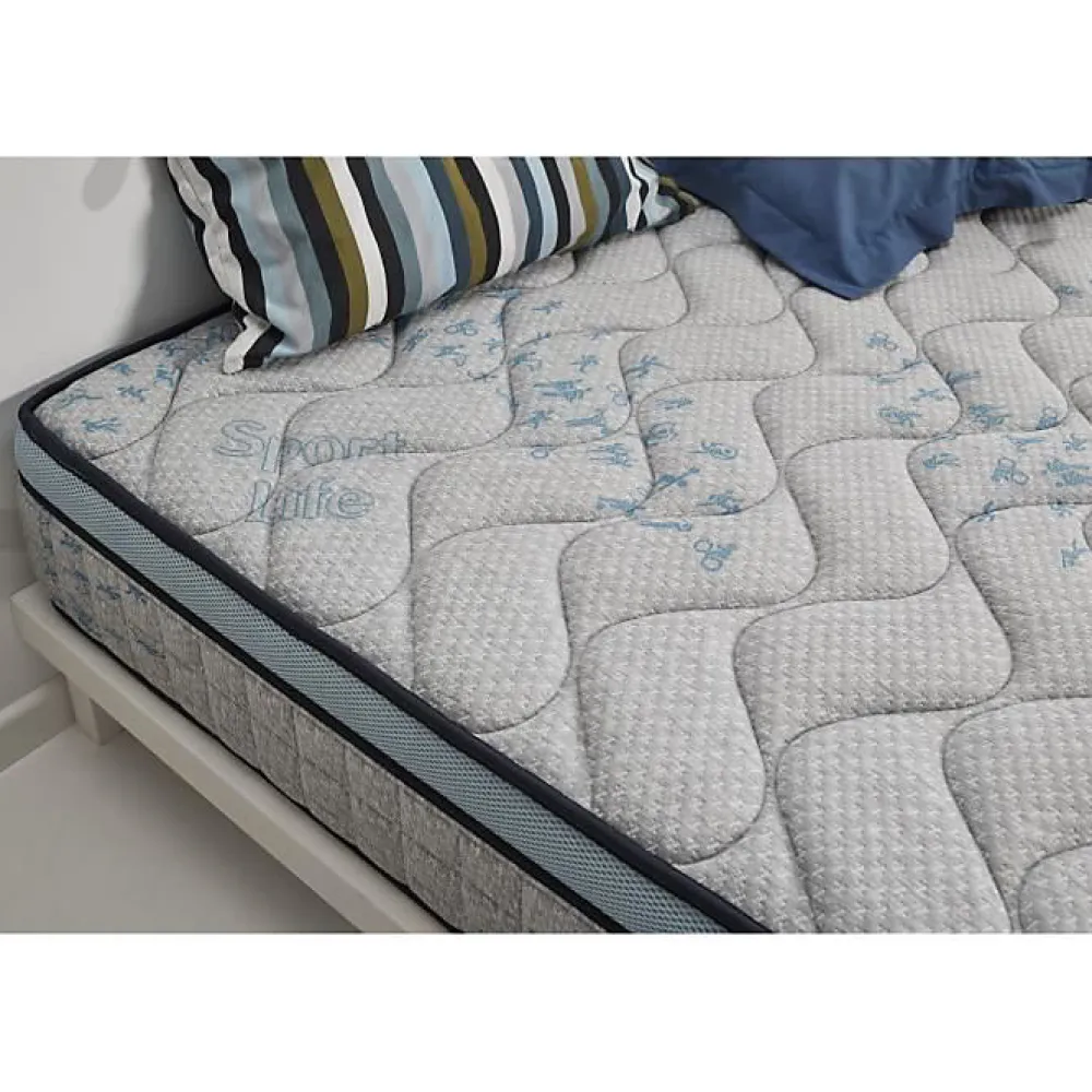 Eccox Matelas 105x190 cm en mousse à mémoire Sport Life epaisseur 27 cm +/-2 Fermeté moyenne-élevée.* Matelas