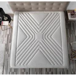 Eccox Matelas 80x190 cm en mousse à mémoire Luxury Gold epaisseur 21 cm +/-2 Fermeté moyenne-élevée.* Matelas