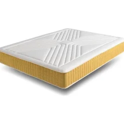 Eccox Matelas 80x190 cm en mousse à mémoire Luxury Gold epaisseur 21 cm +/-2 Fermeté moyenne-élevée.* Matelas