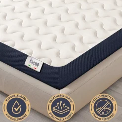 The White Stone Matelas 90x190 cm en Waterfoam hypoallergénique, 10 cm* Matelas