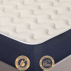 The White Stone Matelas 90x200 cm en Waterfoam hypoallergénique, 14 cm* Matelas